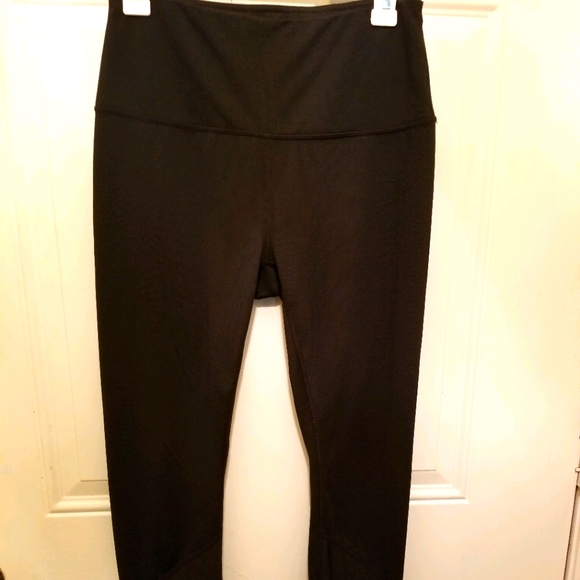 Reebok Full Length High Waist Womens Leggings Size medium Black - Picture 2 of 8